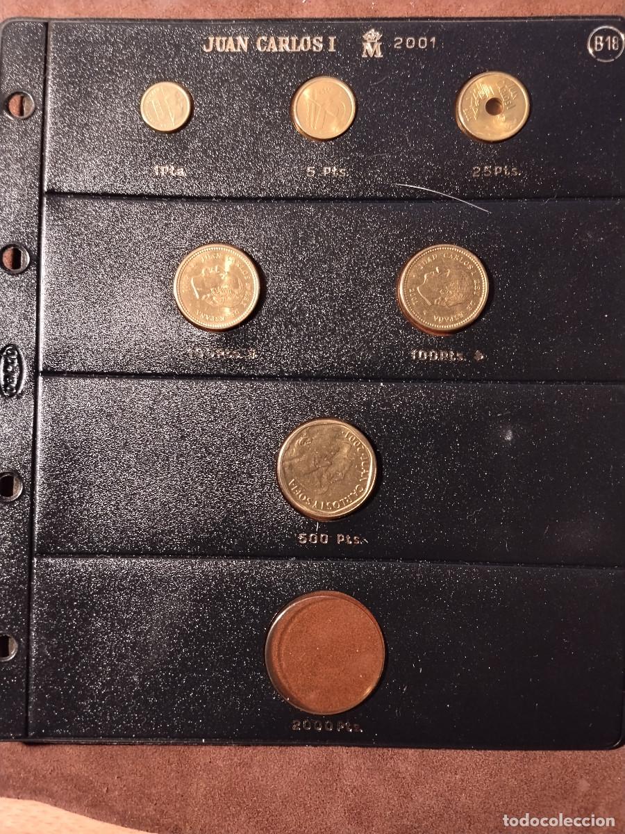 Monedas Juan Carlos I: Lote pesetas 2001 Juan Carlos I (falta 2000 ptas)