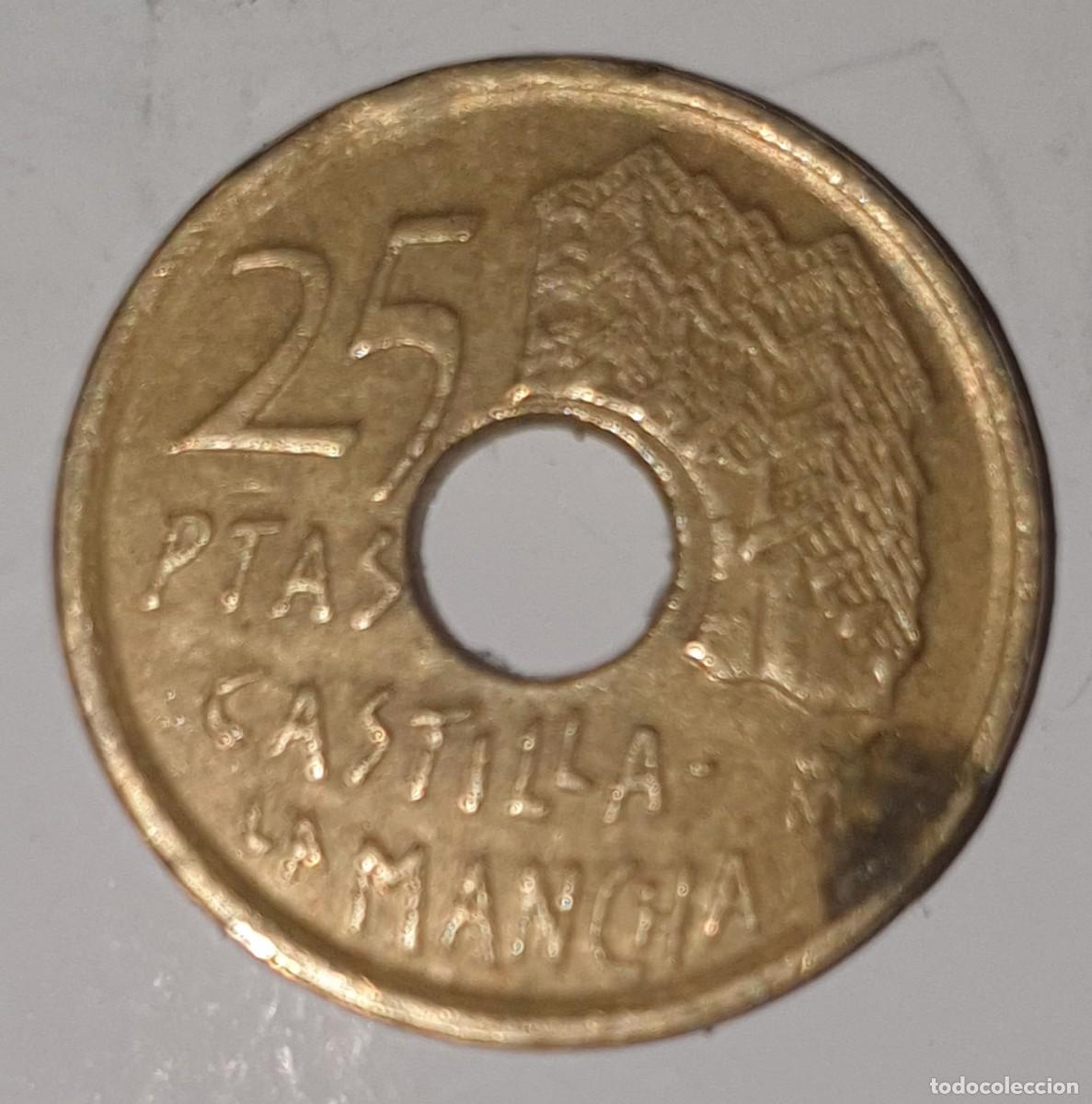 Monedas Juan Carlos I: CASTILLA-LA MANCHA 25 PESETAS 1994 &ndash; MONEDA AUTONOM&Iacute;AS DE ESPA&Ntilde;A