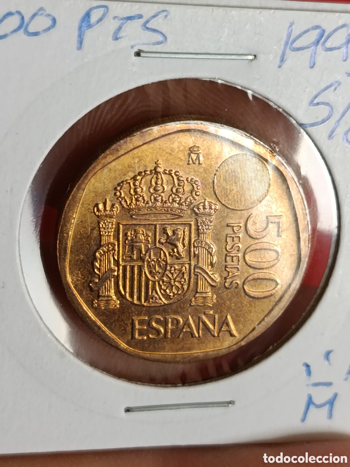 Monedas Juan Carlos I: JUAN CARLOS I. 500 PESETAS DE 1993. S/C.