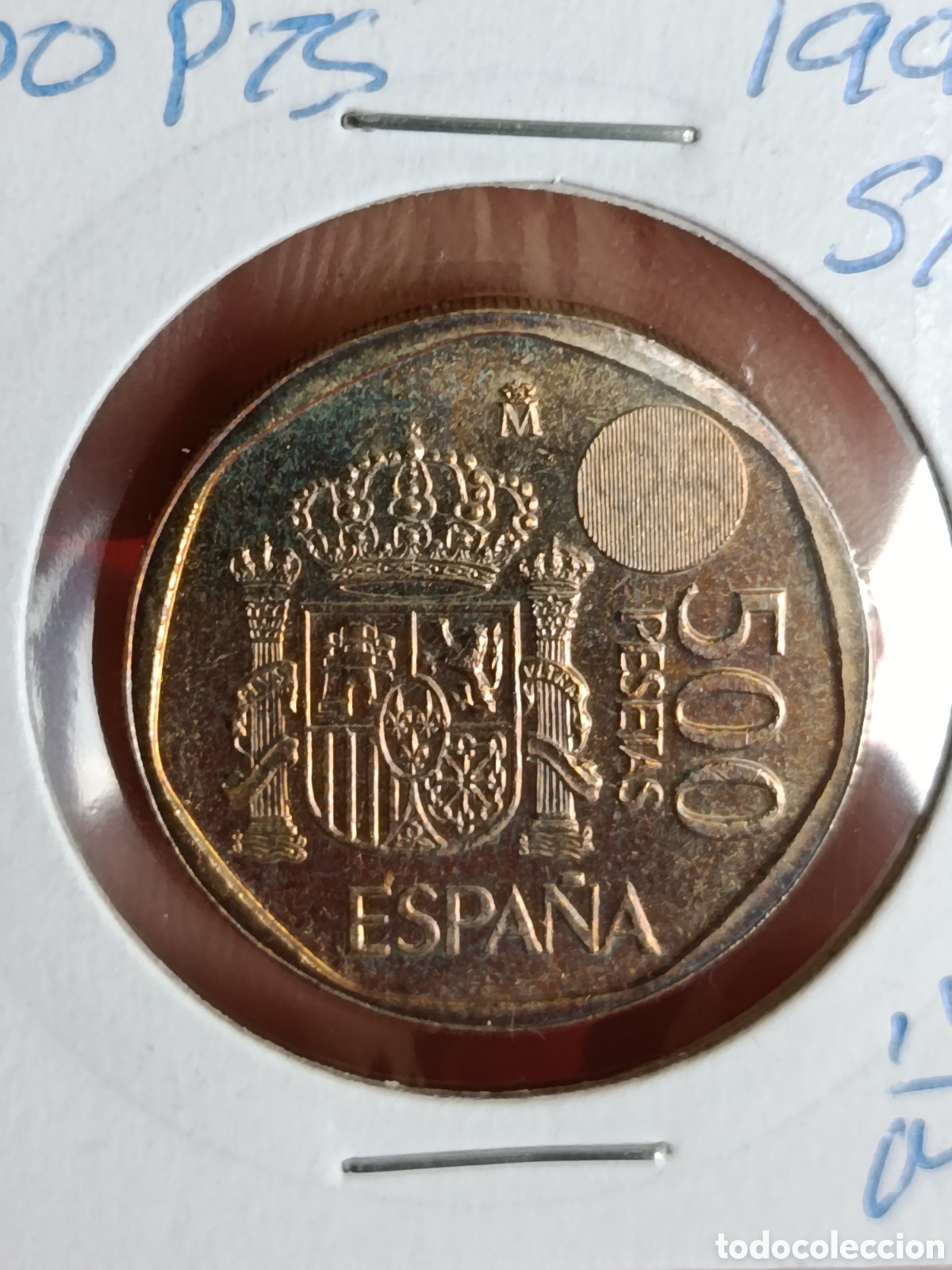 Monedas Juan Carlos I: JUAN CARLOS I. 500 PESETAS DE 1995. S/C.