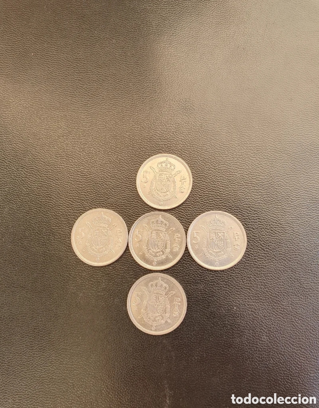 Monedas Juan Carlos I: 5 MONEDAS de 5 PESETAS 1975 (*76/*79/*80)