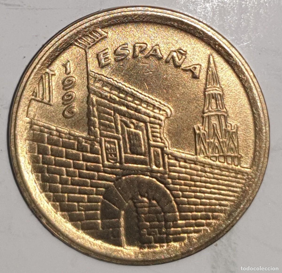 Monedas Juan Carlos I: Espa&ntilde;a 5 Pesetas 1996 La Rioja Serie Comunidades Aut&oacute;nomas Juan Carlos I