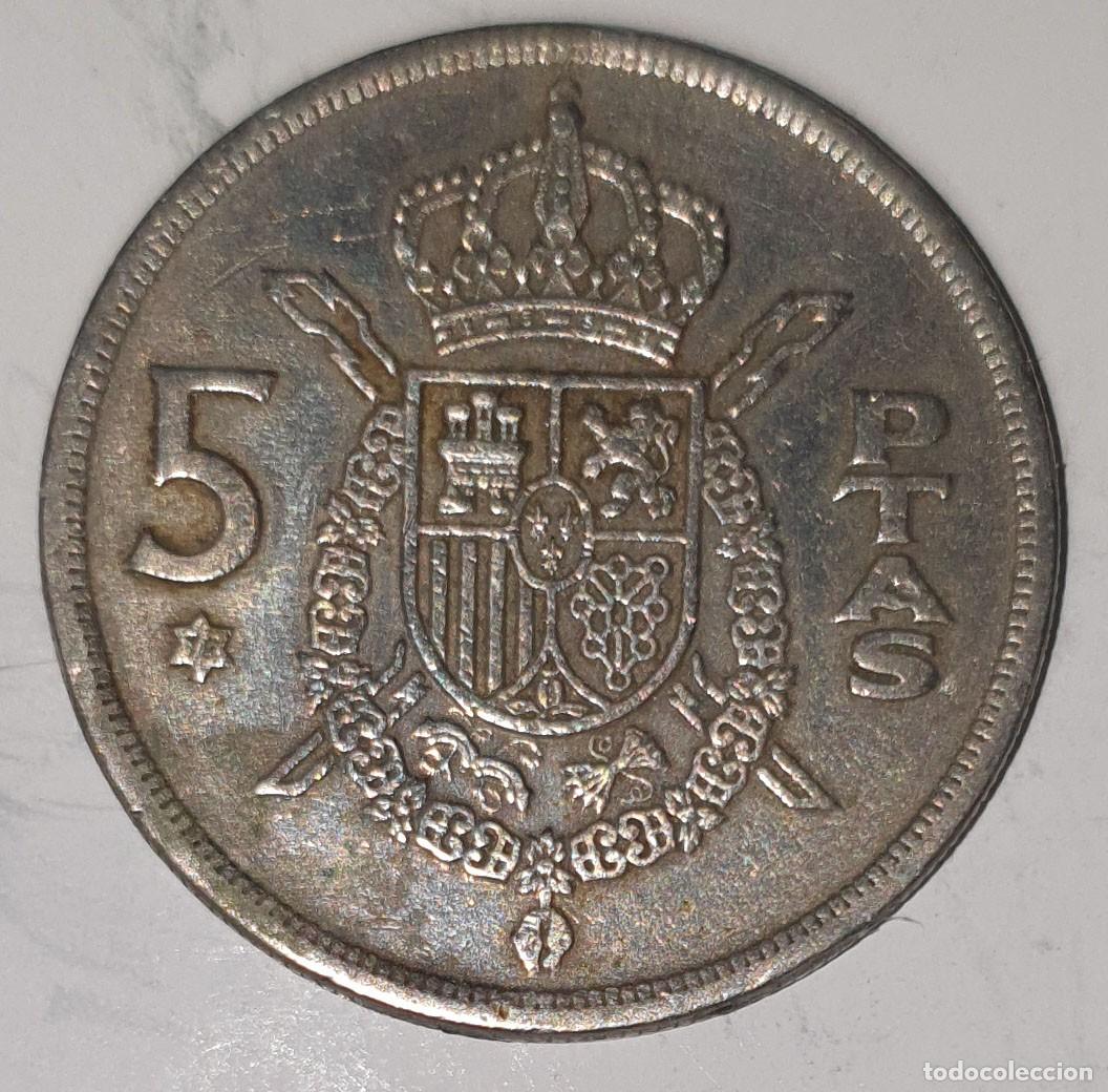 Monedas Juan Carlos I: Moneda 5 Pesetas 1975 *76 Juan Carlos I Espa&ntilde;a