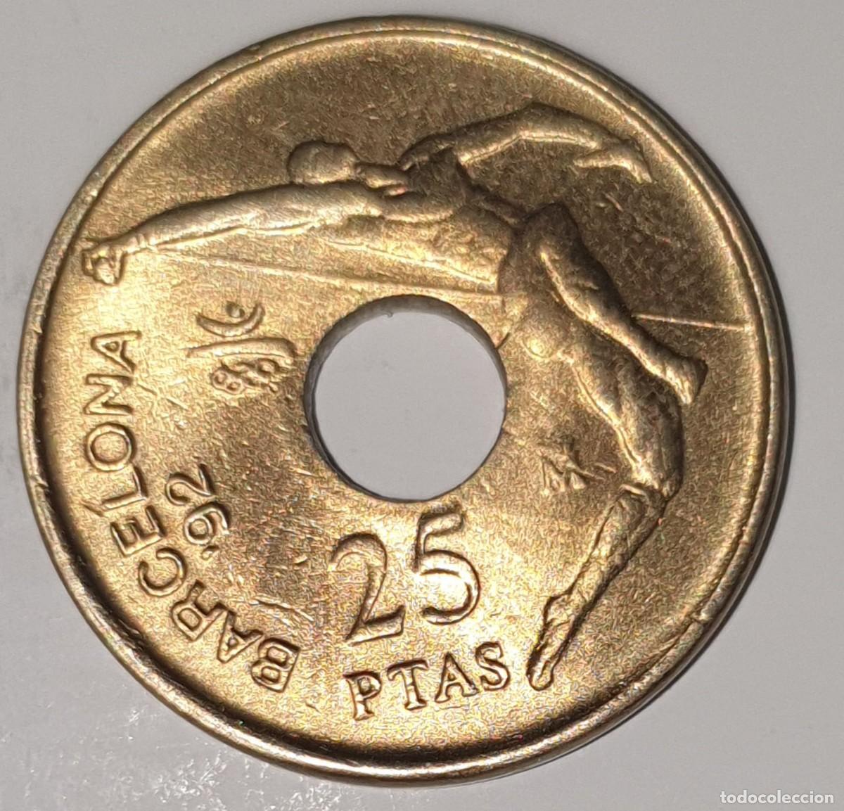Monedas Juan Carlos I: Moneda 25 Pesetas 1991 Islas Baleares Juan Carlos I Espa&ntilde;a