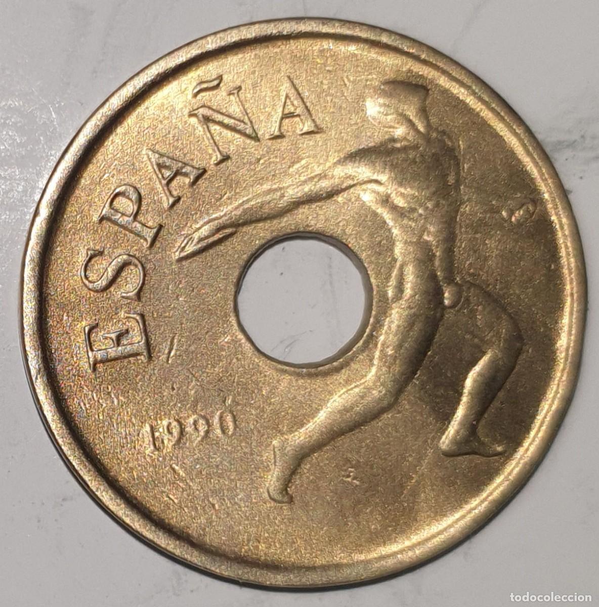 Monedas Juan Carlos I: Moneda 25 Pesetas Barcelona 92 Espa&ntilde;a 1990 Juegos Ol&iacute;mpicos
