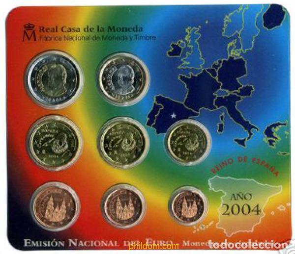 M&uuml;nzen unter Juan Carlos I: 126 ESPA&Ntilde;A 2004 CARTERA OFICIAL 2004