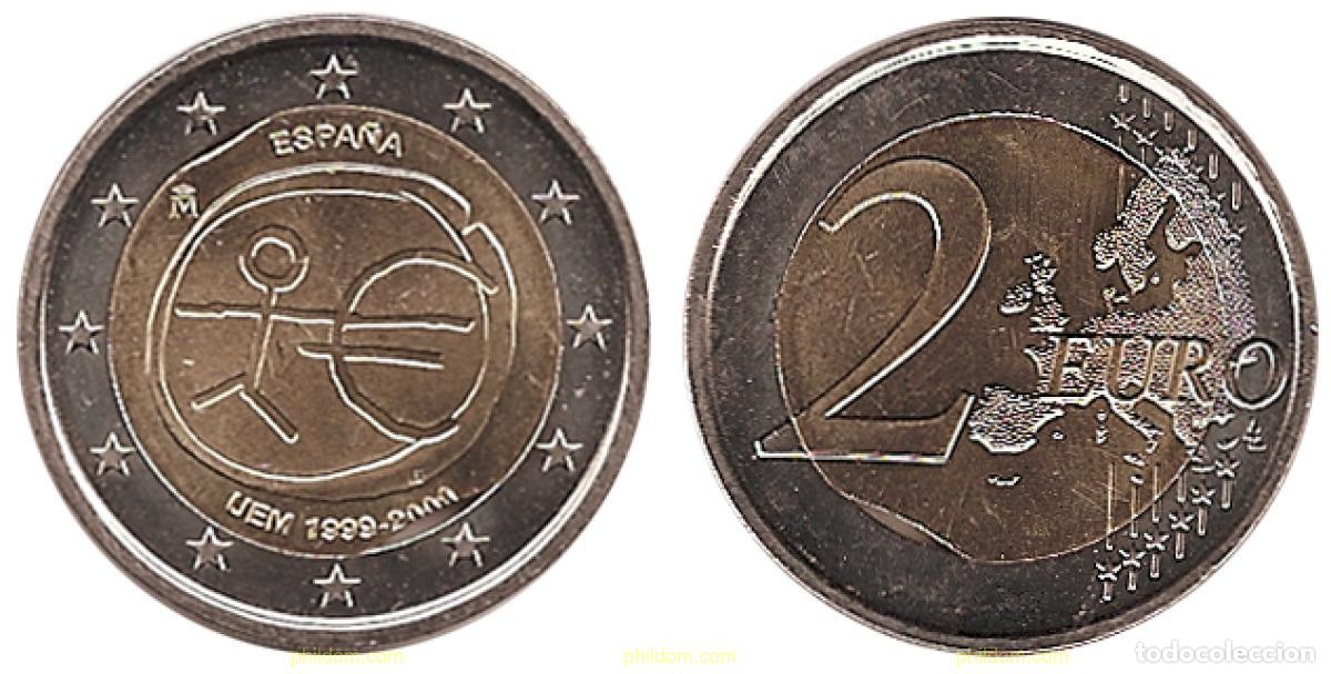 Monnaies Juan Carlos I: 840 ESPA&Ntilde;A 2009 2 EUROS EMU 2009.