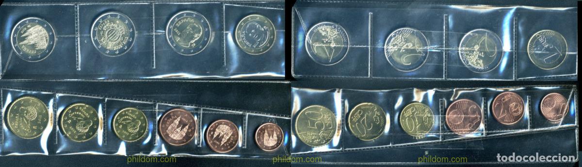Monnaies Juan Carlos I: 1228 ESPA&Ntilde;A 2012 TIRA MONEDAS EURO 2012 + 2&euro; X ANIVERSARIO EURO + 2&euro; CATEDRAL DE BURGOS