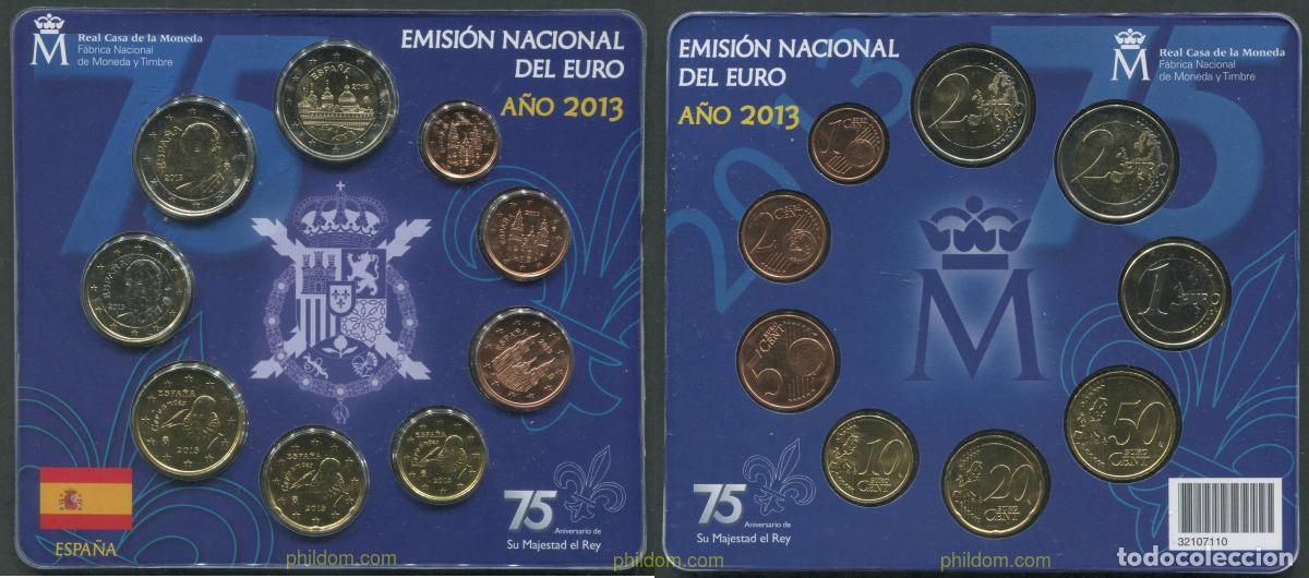 Monnaies Juan Carlos I: 1365 ESPA&Ntilde;A 2013 CARTERA EUROSET ESPA&Ntilde;A 2013