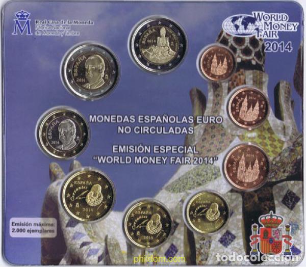 Monedas Juan Carlos I: 1479 ESPA&Ntilde;A 2014 CARTERA EUROSET ESPA&Ntilde;A 2014