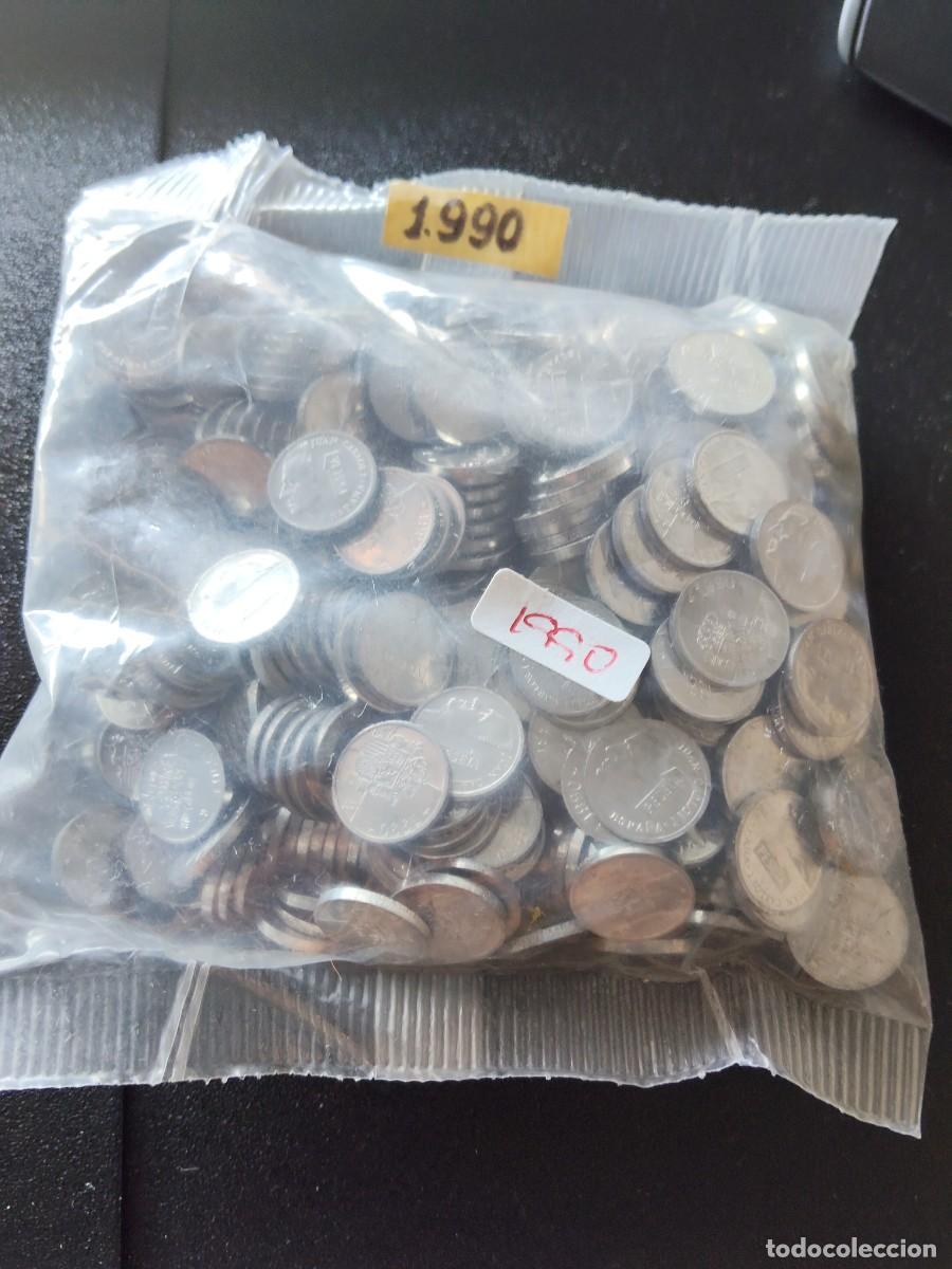Monedas Juan Carlos I: BOLSA MONEDAS 1 PESETA 1990 ( 500 MONEDAS ) sin circular