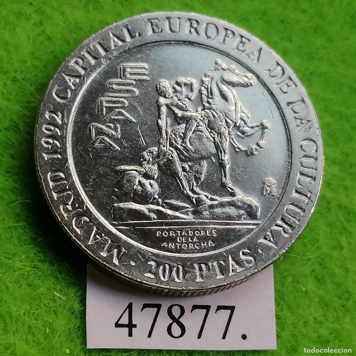 Monedas Juan Carlos I: Espa&ntilde;a 200 pesetas 1992, Portadores de la Antorcha, Juan Carlos I, 1⁰
