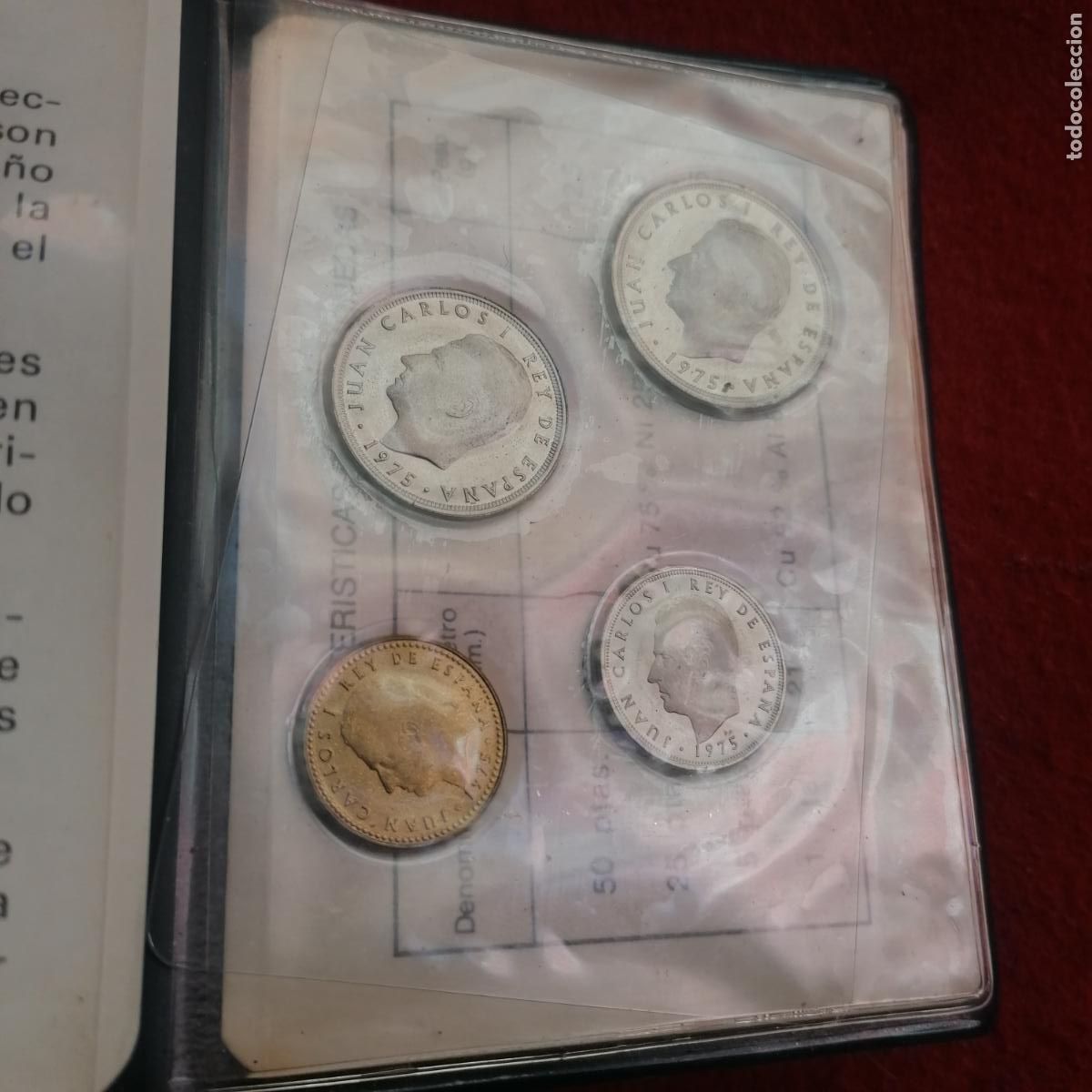 Monedas Juan Carlos I: Espa&ntilde;a, Serie monedas 1975 79, pruebas numism&aacute;tica FNMT, Juan Carlos I, 47200