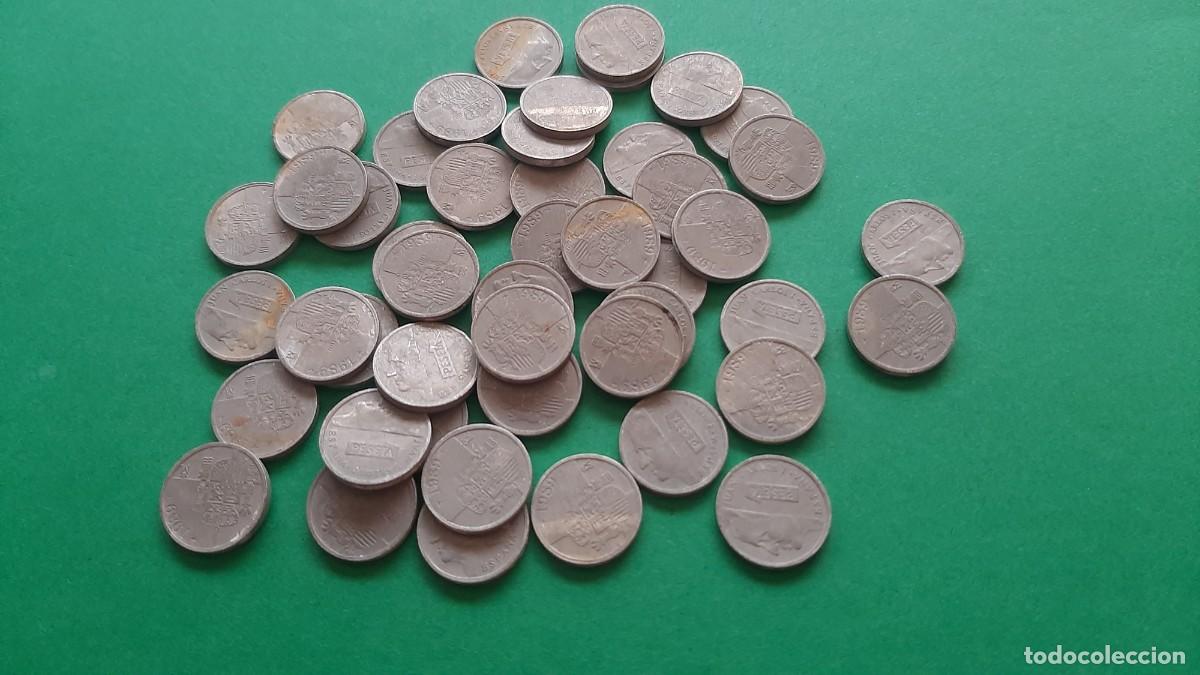 Monedas Juan Carlos I: (ESPA&Ntilde;A) LOTE DE MONEDAS 1 PESETA