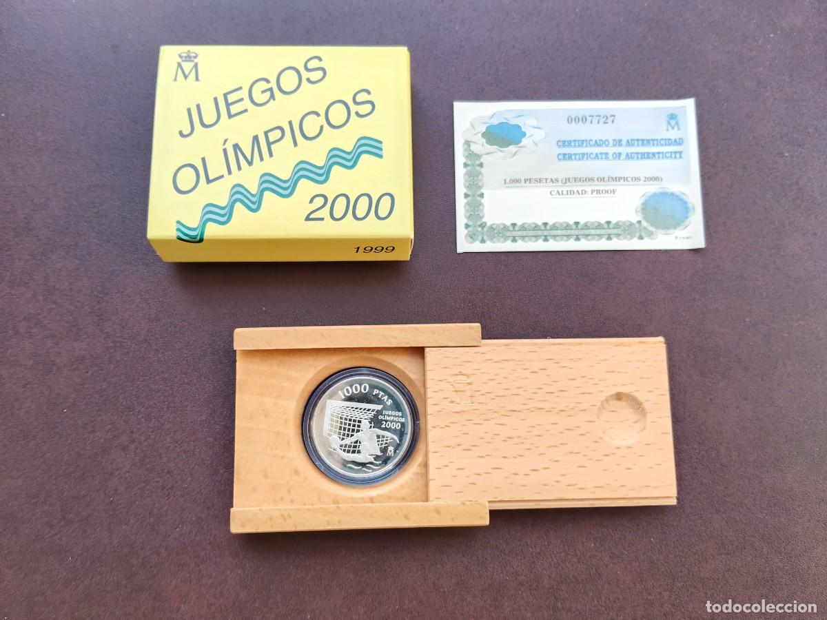 Monedas Juan Carlos I: MONEDA DE 1000 PESETAS DE LOS JUEGOS OLIMPICOS DEL A&Ntilde;O 1999,DE PLATA.