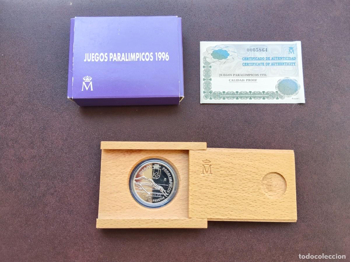Monedas Juan Carlos I: MONEDA DE 1000 PESETAS DE LOS JUEGOS PARAOLIMPICOS DEL A&Ntilde;O 1996,DE PLATA.