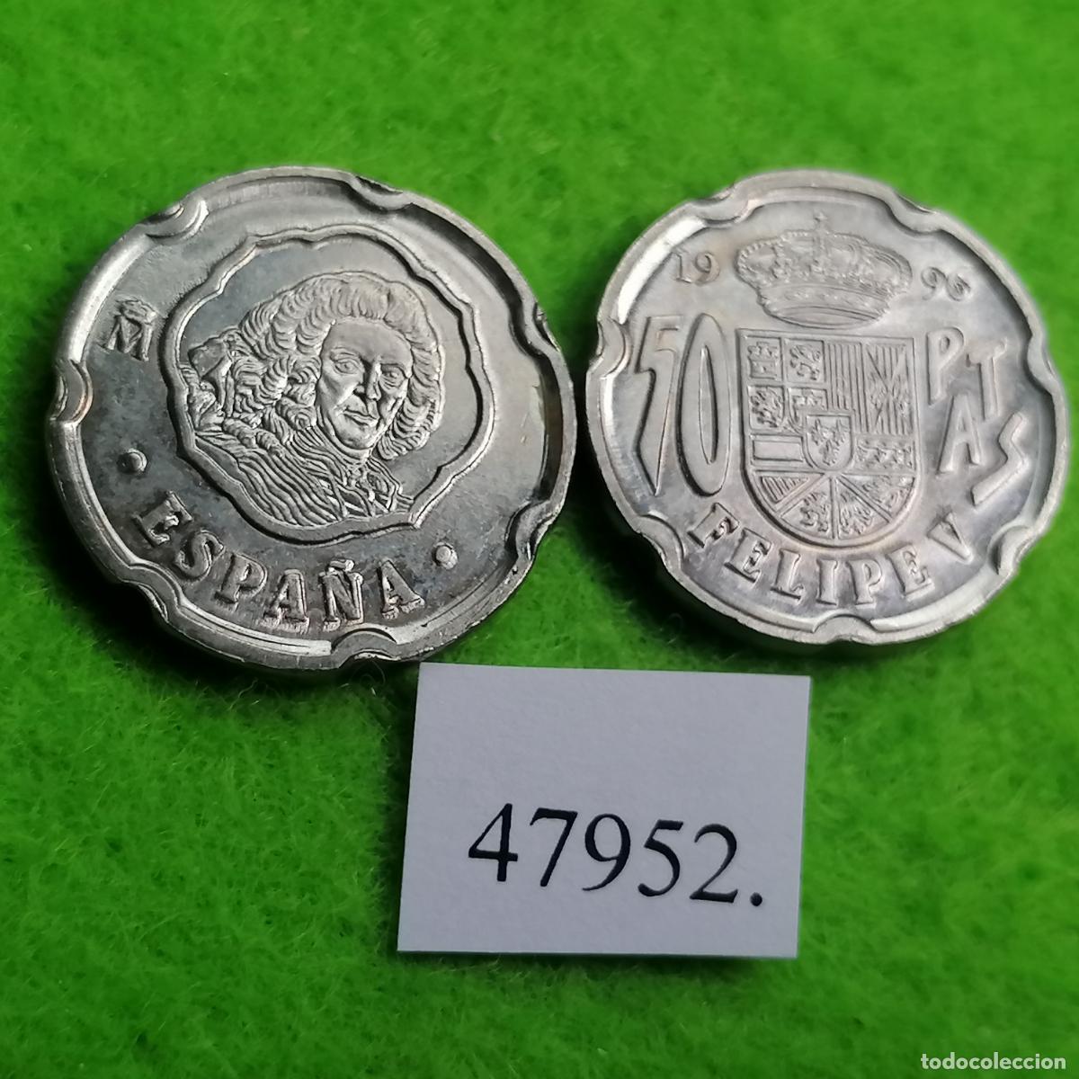 Monedas Juan Carlos I: Espa&ntilde;a 50 pesetas 1996, Felipe V, una moneda, Juan Carlos l, 1&ordm;, 47952 4