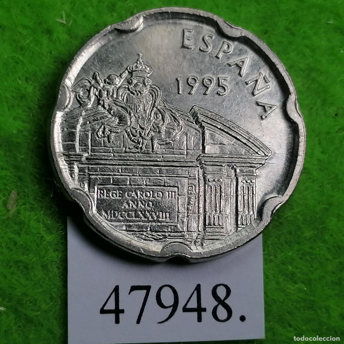 Monedas Juan Carlos I: Espa&ntilde;a 50 pesetas 1995, Puerta de Alcal&aacute;, Cantabria, Juan Carlos l, 1&ordm;