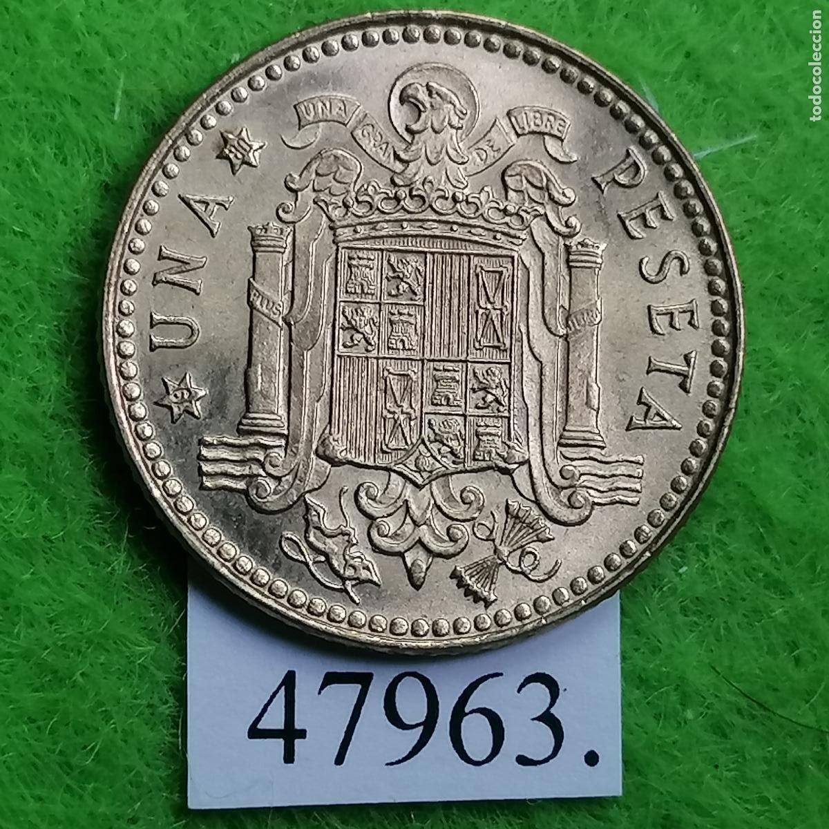 Monnaies Juan Carlos I: Espa&ntilde;a, 1 peseta 1975 80, Juan Carlos l, 1&ordm;