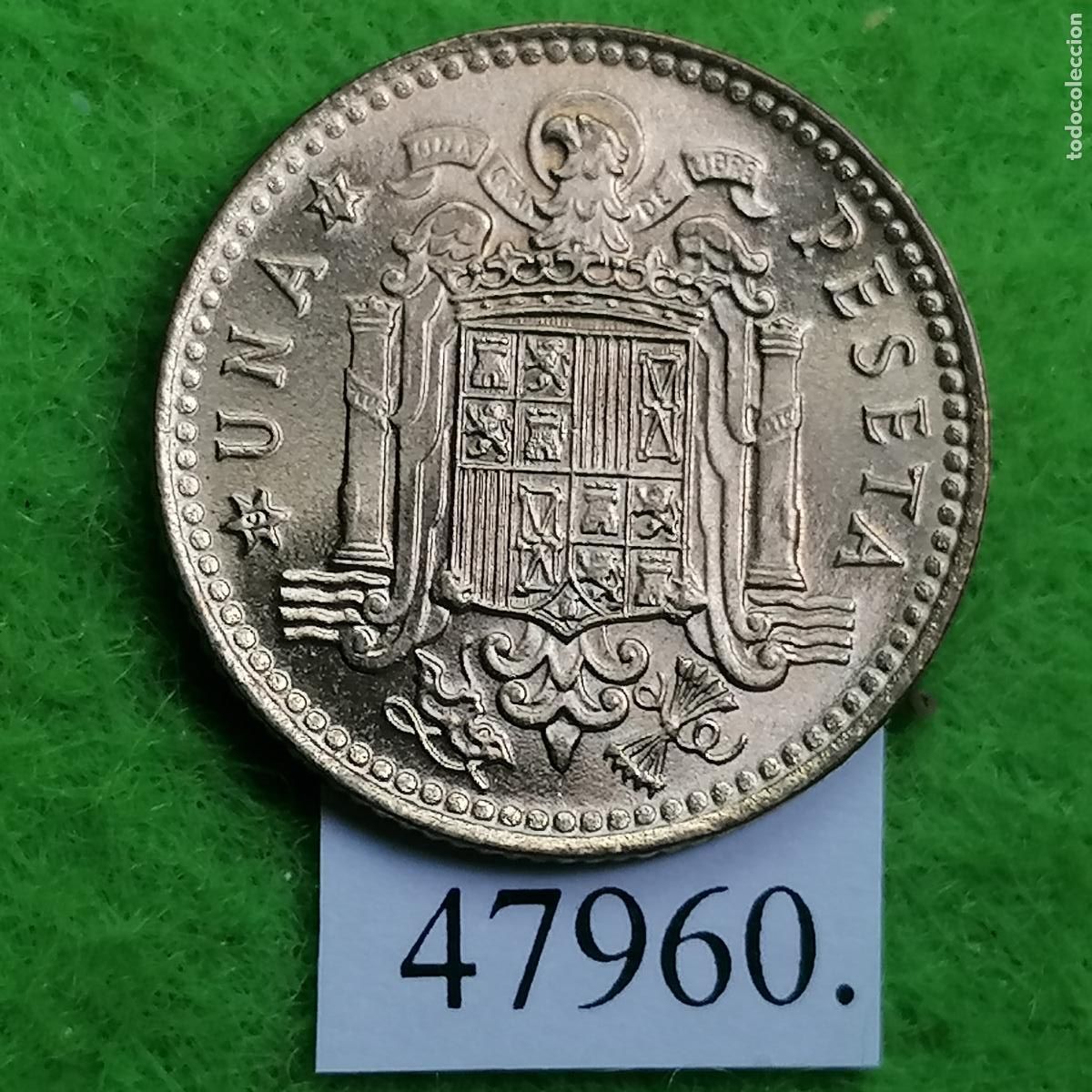 Monnaies Juan Carlos I: Espa&ntilde;a, 1 peseta 1975 77, Juan Carlos l, 1&ordm;