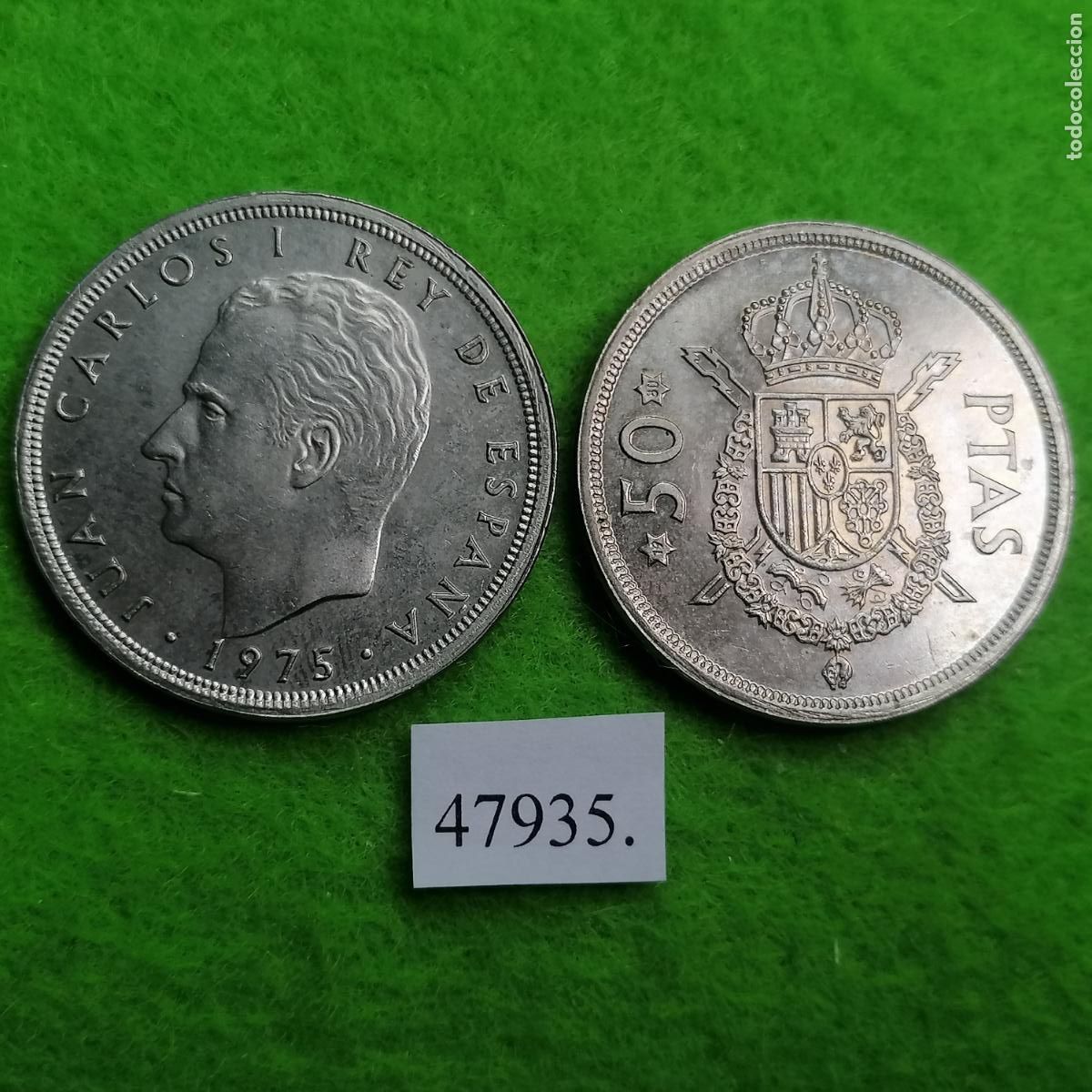 Monedas Juan Carlos I: Espa&ntilde;a 50 pesetas 1975 80, una moneda, Juan Carlos l, 1&ordm;, 47935 2