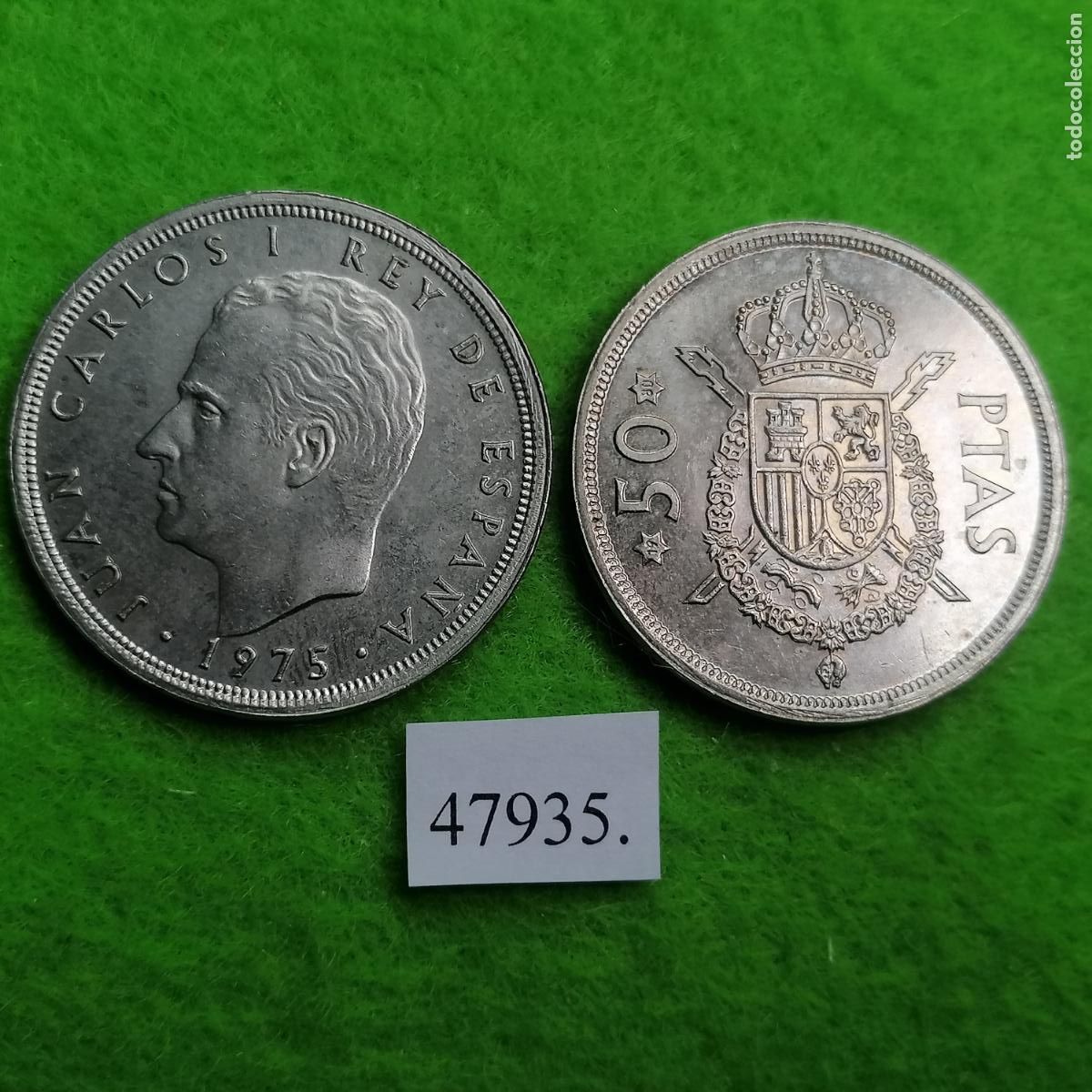 Monedas Juan Carlos I: Espa&ntilde;a 50 pesetas 1975 80, una moneda, Juan Carlos l, 1&ordm;, 47935
