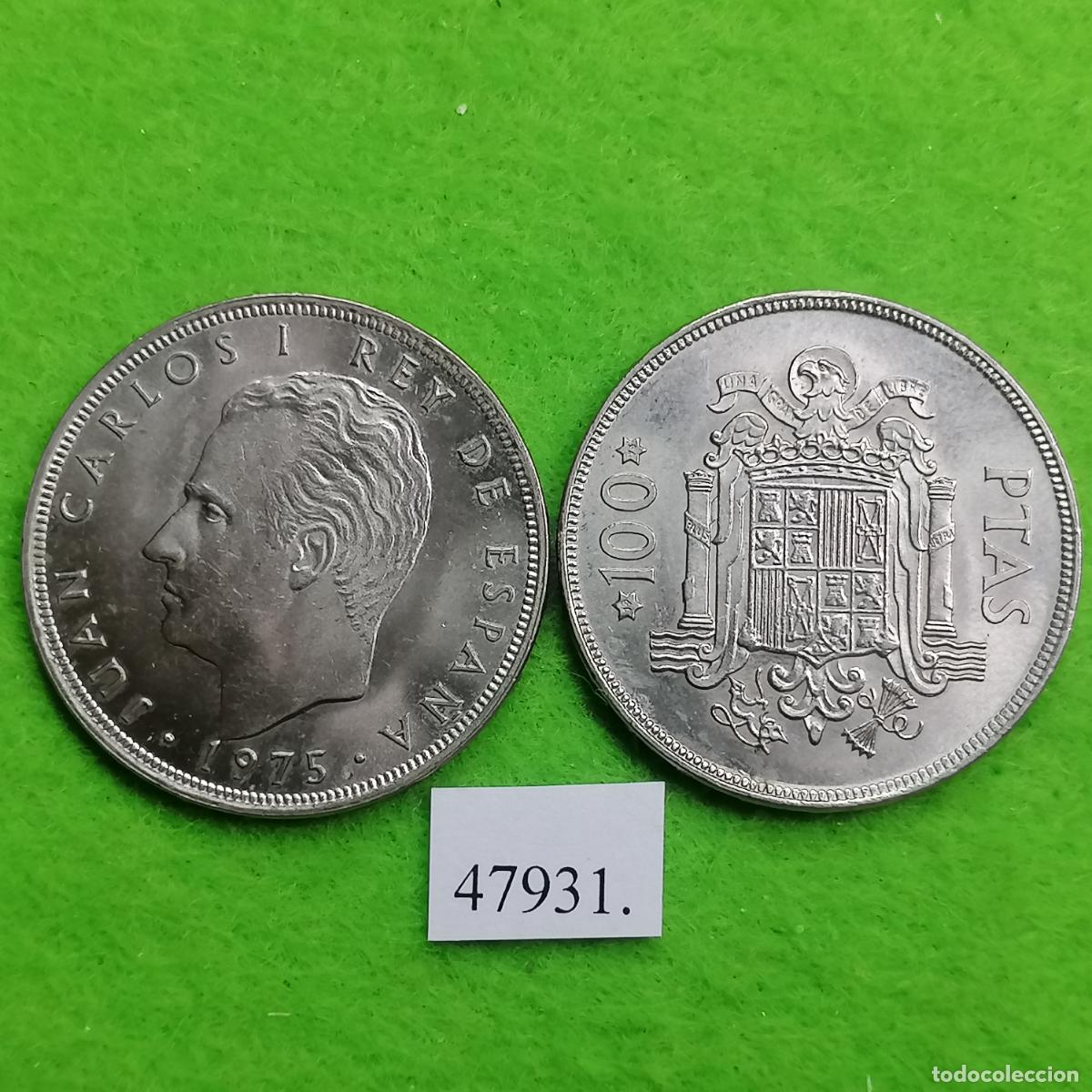 Monedas Juan Carlos I: Espa&ntilde;a 100 pesetas 1975 76, una moneda, Juan Carlos l, 1&ordm;, 47931 9