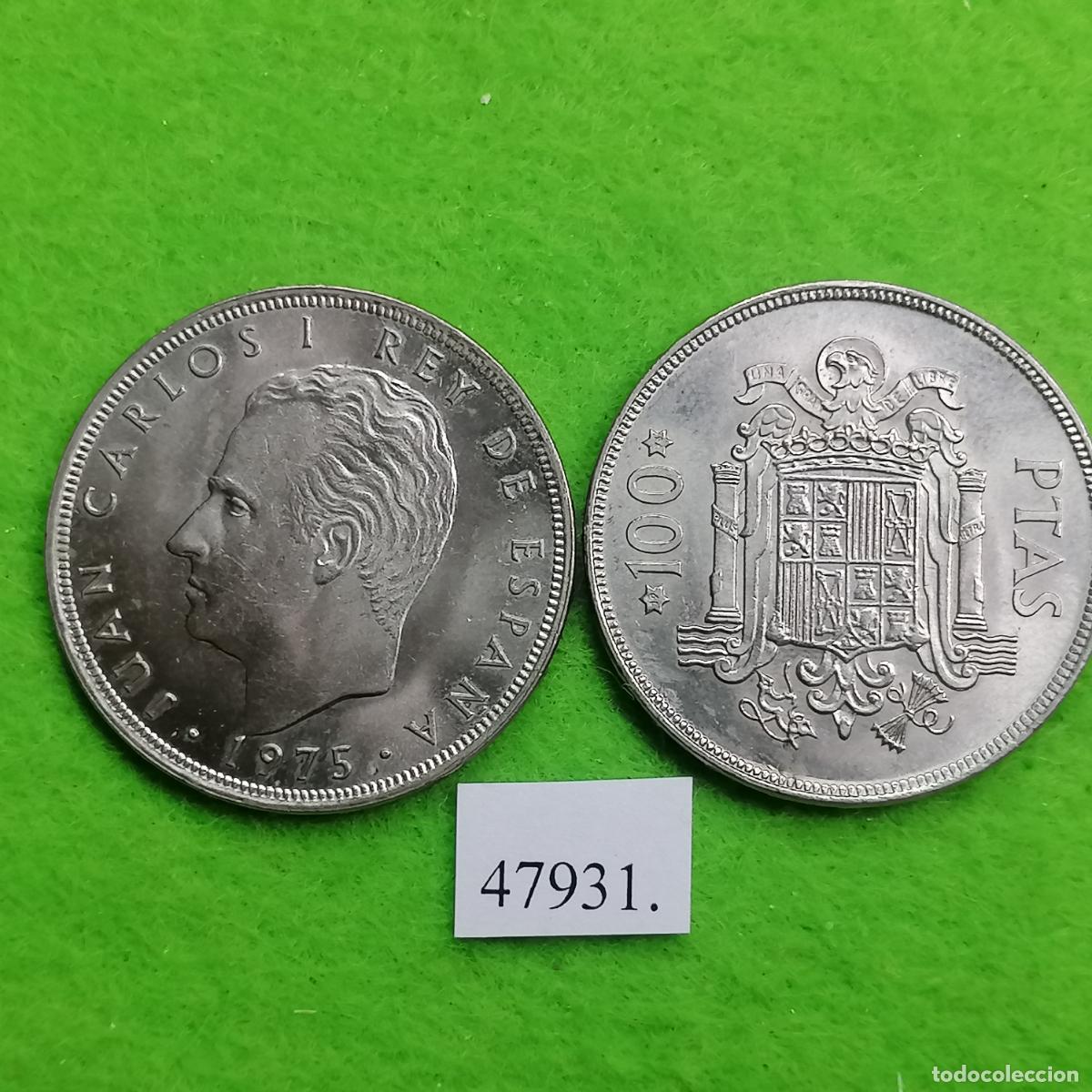 Monedas Juan Carlos I: Espa&ntilde;a 100 pesetas 1975 76, una moneda, Juan Carlos l, 1&ordm;, 47931 6