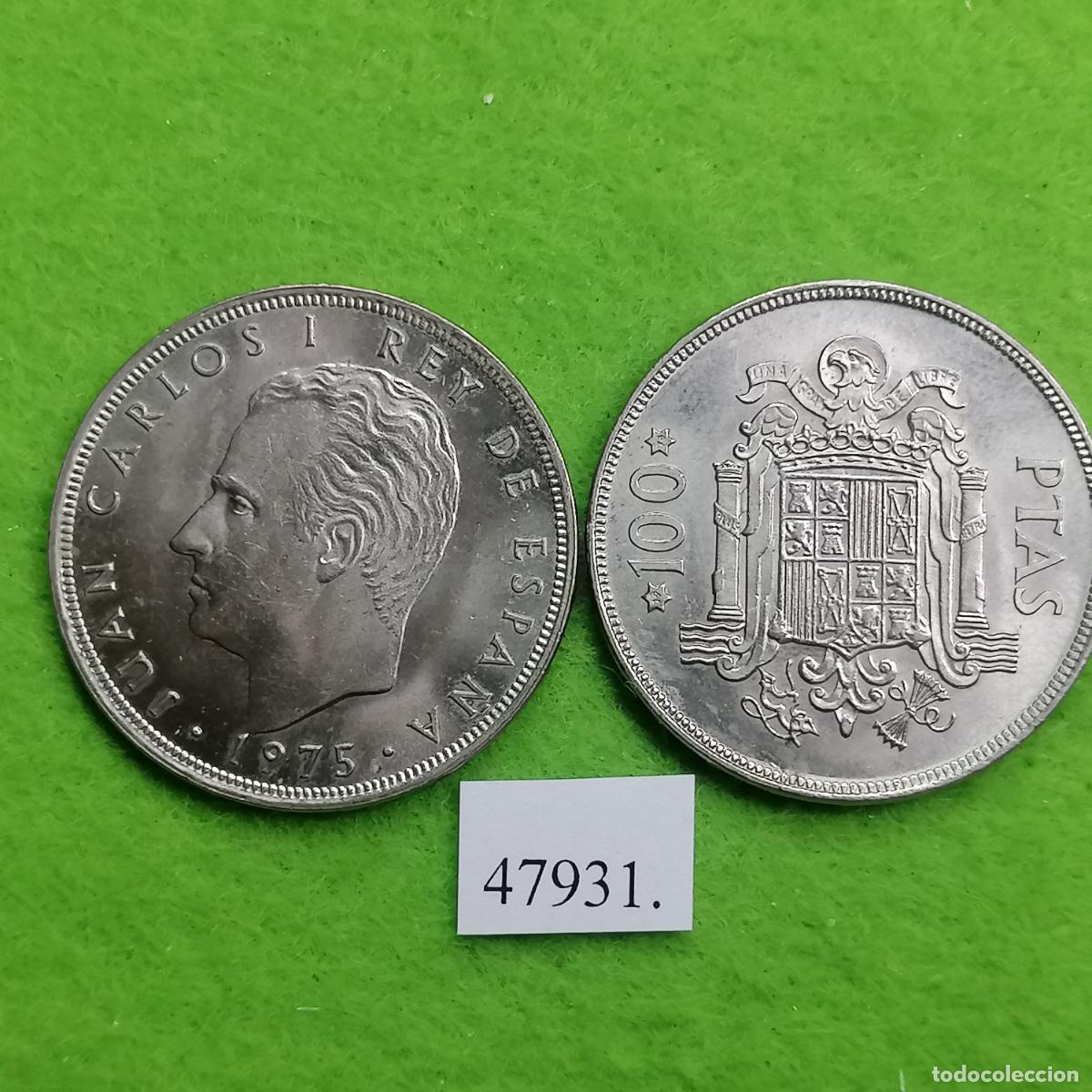 Monedas Juan Carlos I: Espa&ntilde;a 100 pesetas 1975 76, una moneda, Juan Carlos l, 1&ordm;, 47931 5