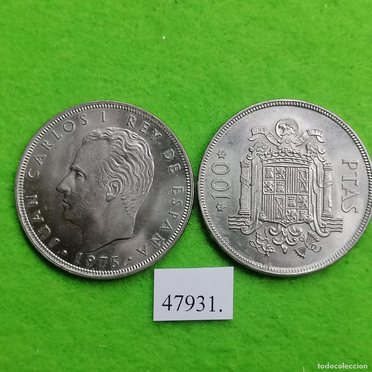 Monedas Juan Carlos I: Espa&ntilde;a 100 pesetas 1975 76, una moneda, Juan Carlos l, 1&ordm;, 47931 3