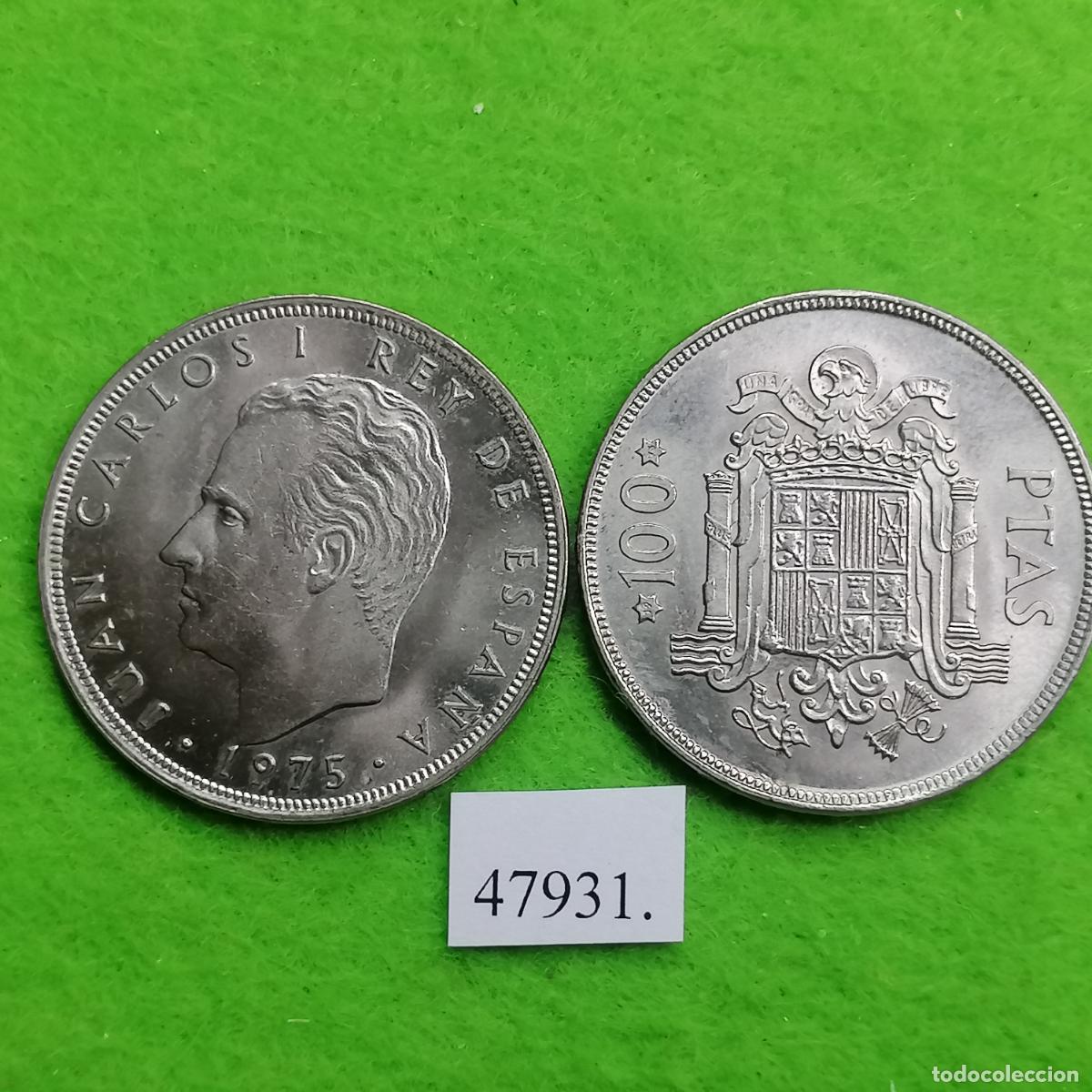 Monedas Juan Carlos I: Espa&ntilde;a 100 pesetas 1975 76, una moneda, Juan Carlos l, 1&ordm;, 47931 2