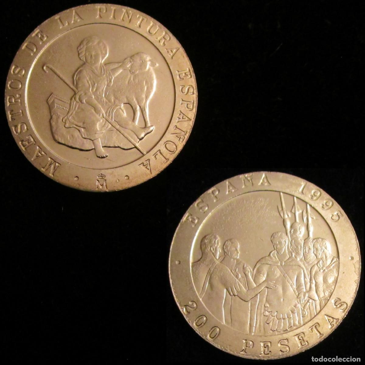 M&uuml;nzen unter Juan Carlos I: *GUTSE* J. CARLOS I-2, 200 PESETAS 1995, MARTIRIO DE SAN MAURICIO, SIN CIRCULAR.