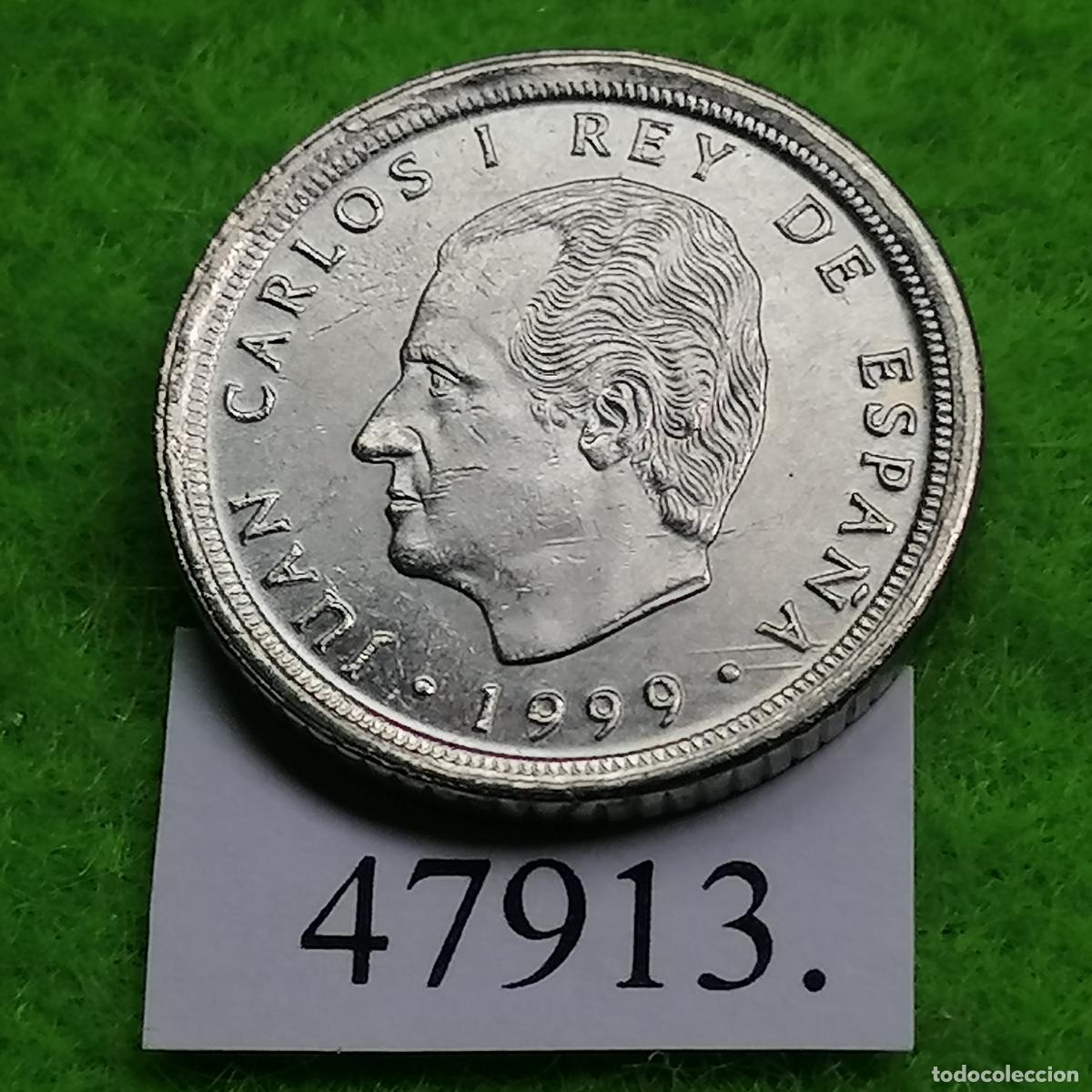 Monedas Juan Carlos I: Espa&ntilde;a 10 pesetas 1999, variante 2 grietas de cu&ntilde;o a las 5-6 , Juan Carlos l, 1&ordm;