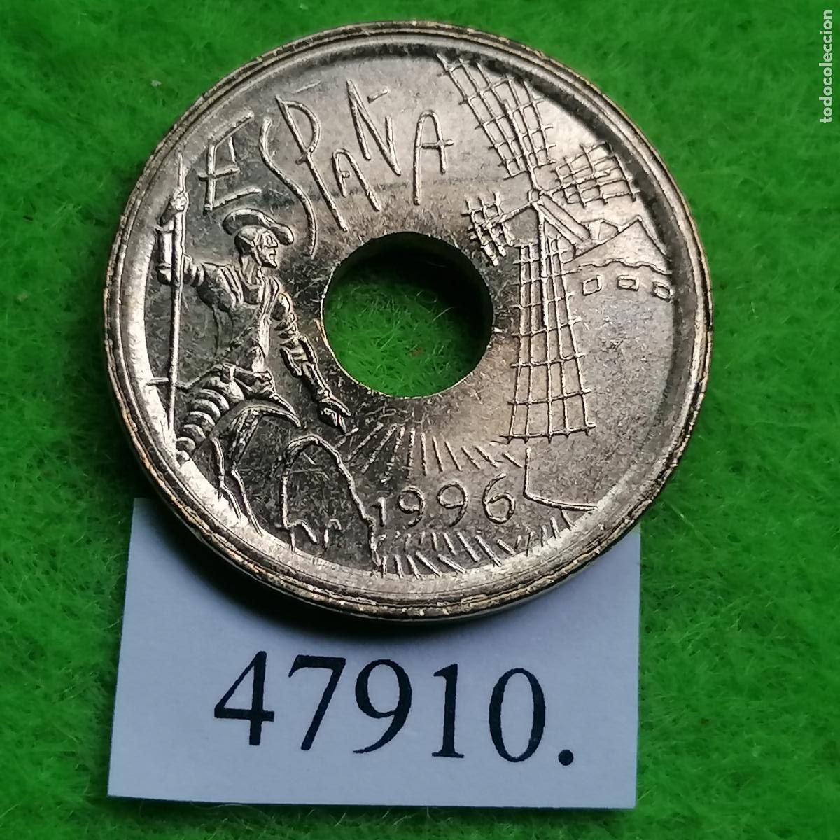 M&uuml;nzen unter Juan Carlos I: Espa&ntilde;a 25 pesetas 1996, Castilla la Mancha, Juan Carlos l, 1&ordm;
