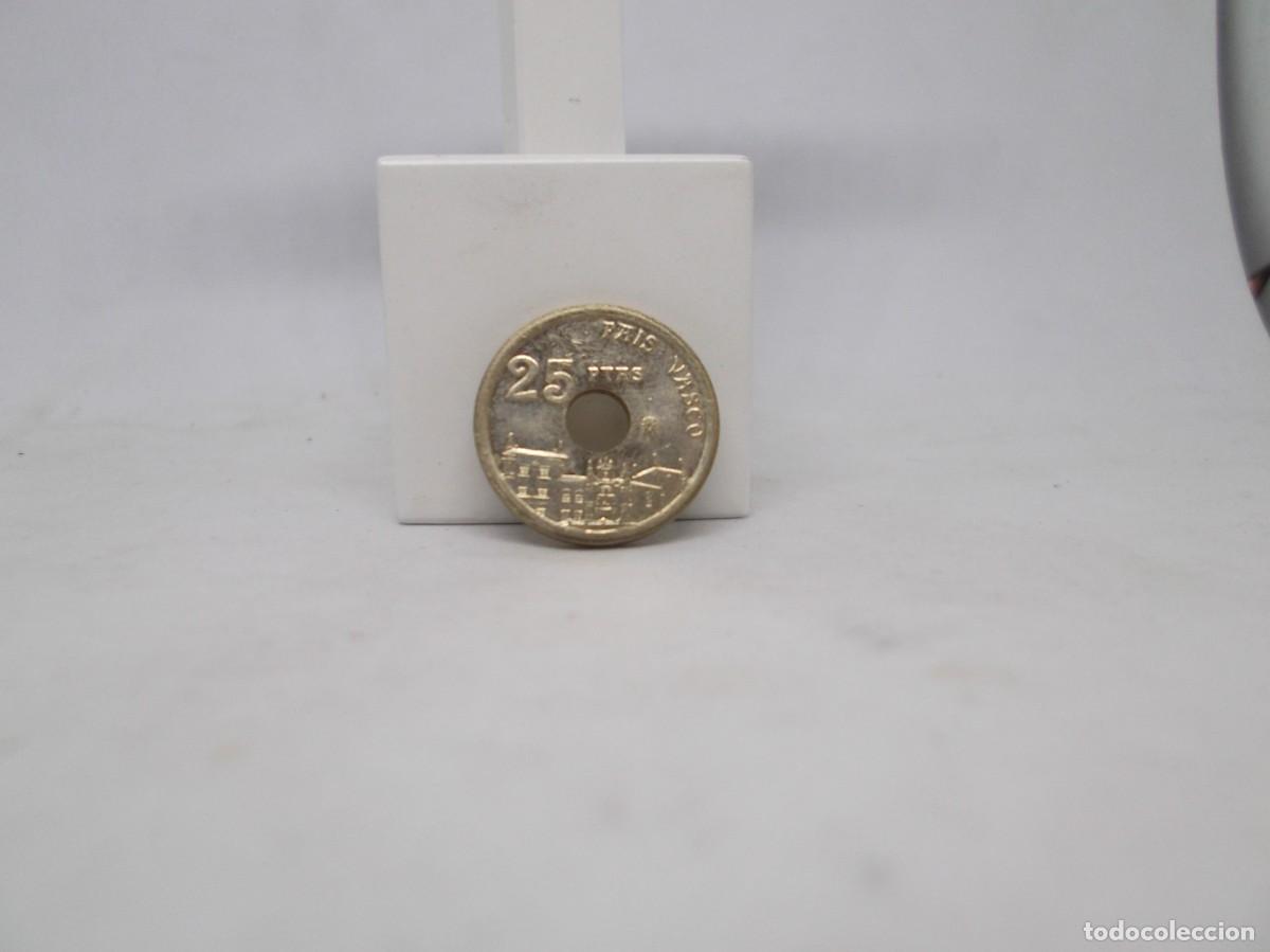 Monedas Juan Carlos I: Moneda 25 Pesetas 1993 Pais Vasco.