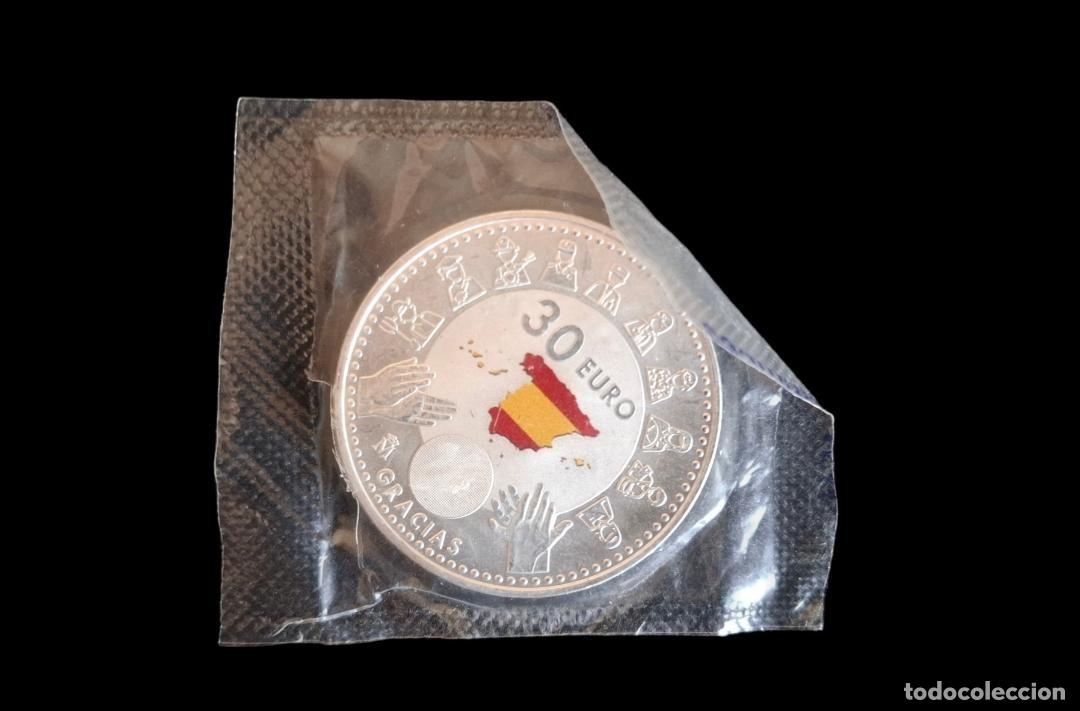 Coins Juan Carlos I: (MO-260700)ESPA&Ntilde;A 30 EUROS DE PLATA 2020 PANDEMIA COVID-19 - LUCHA - APLAUSOS