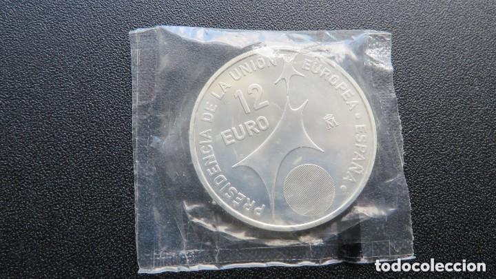 Monete Juan Carlos I: MONEDA DE 12 EUROS DEL A&Ntilde;O 2002 PLATA PRECINTADA