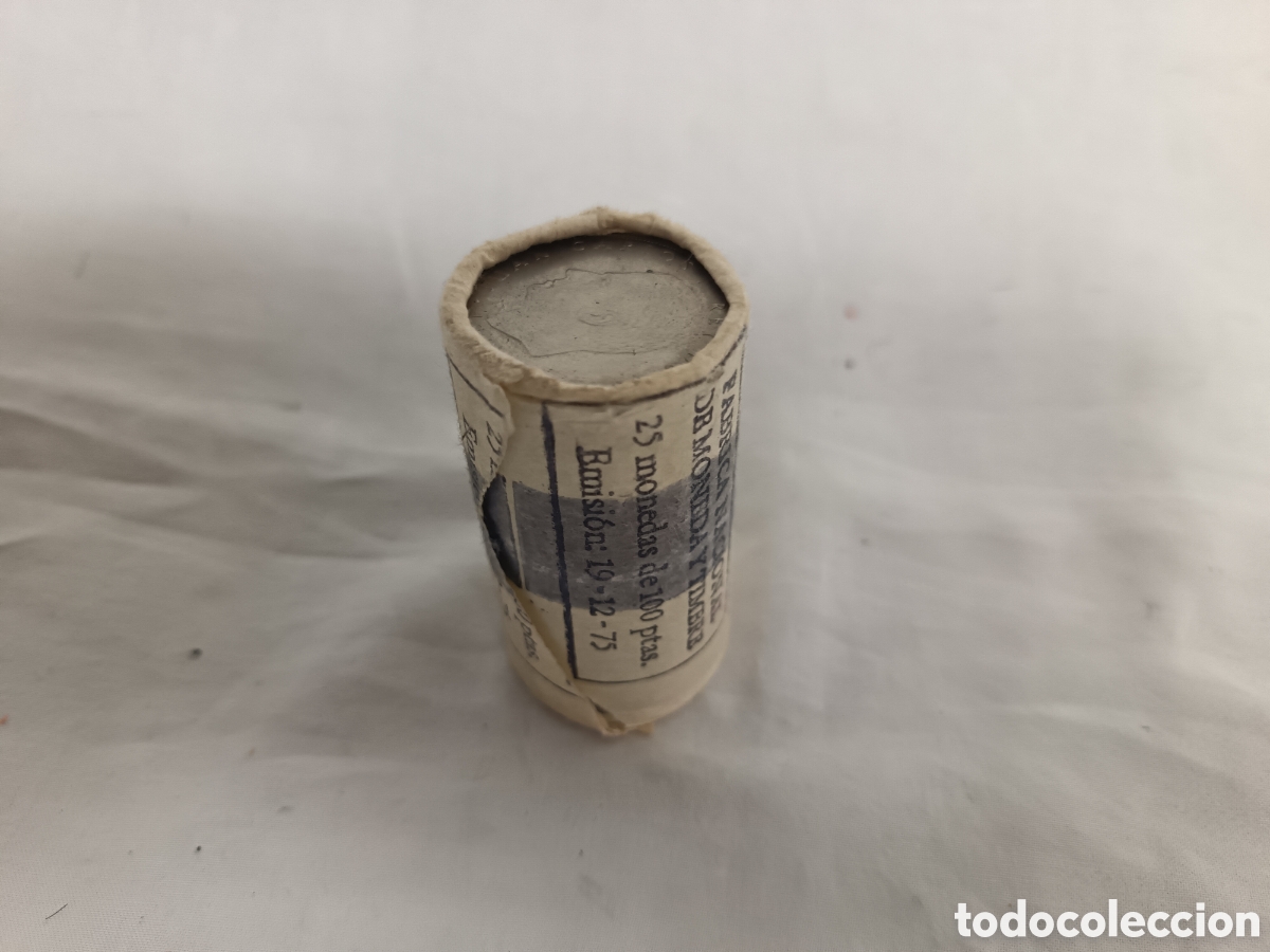 Monedas Juan Carlos I: CARTUCHO FNMT DE 15 MONEDAS DE 100 PESETAS 1975