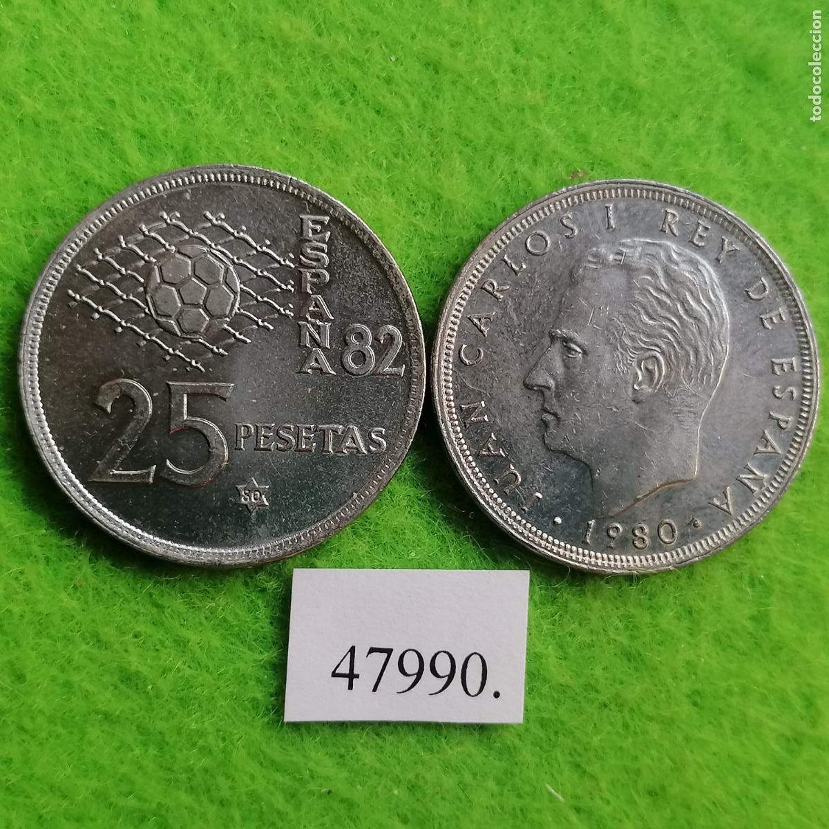 Monedas Juan Carlos I: Espa&ntilde;a 25 pesetas 1980 80, una moneda, Juan Carlos I, 47990 6
