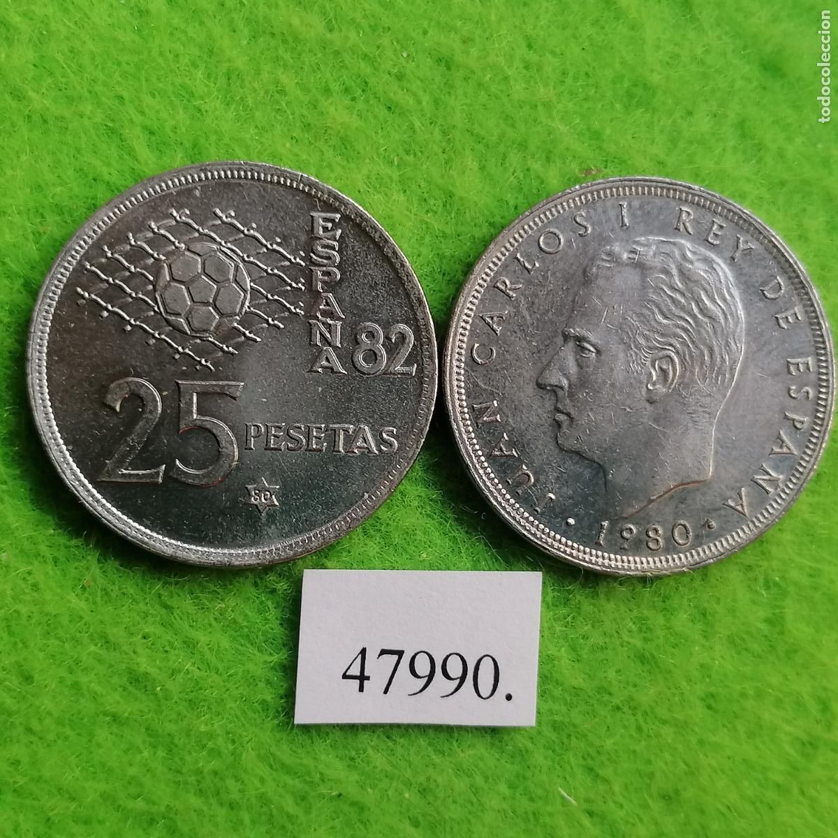 Monedas Juan Carlos I: Espa&ntilde;a 25 pesetas 1980 80, una moneda, Juan Carlos I, 47990 5