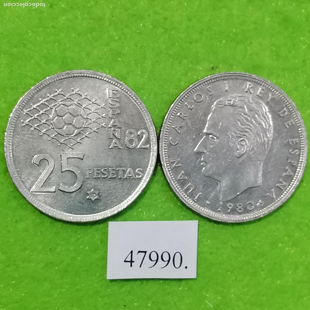 Monedas Juan Carlos I: Espa&ntilde;a 25 pesetas 1980 80, una moneda, Juan Carlos I, 47990 3