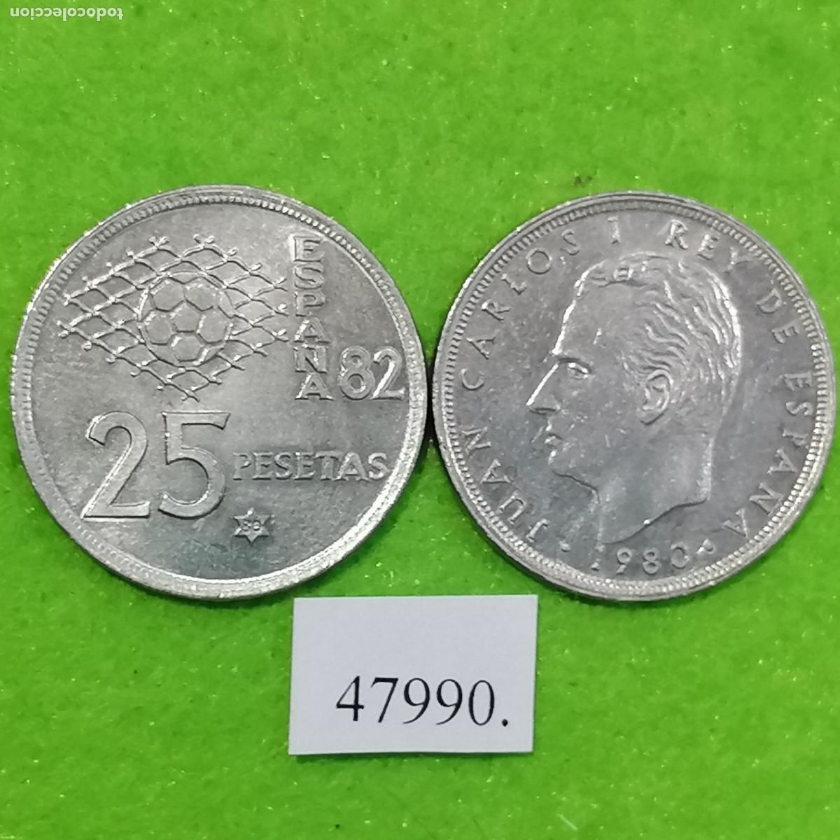 Monedas Juan Carlos I: Espa&ntilde;a 25 pesetas 1980 80, una moneda, Juan Carlos I, 47990 2
