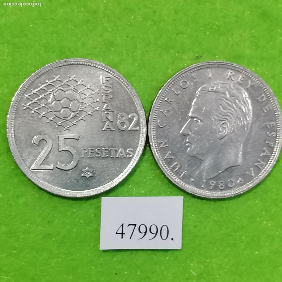 Monedas Juan Carlos I: Espa&ntilde;a 25 pesetas 1980 80, una moneda, Juan Carlos I, 47990