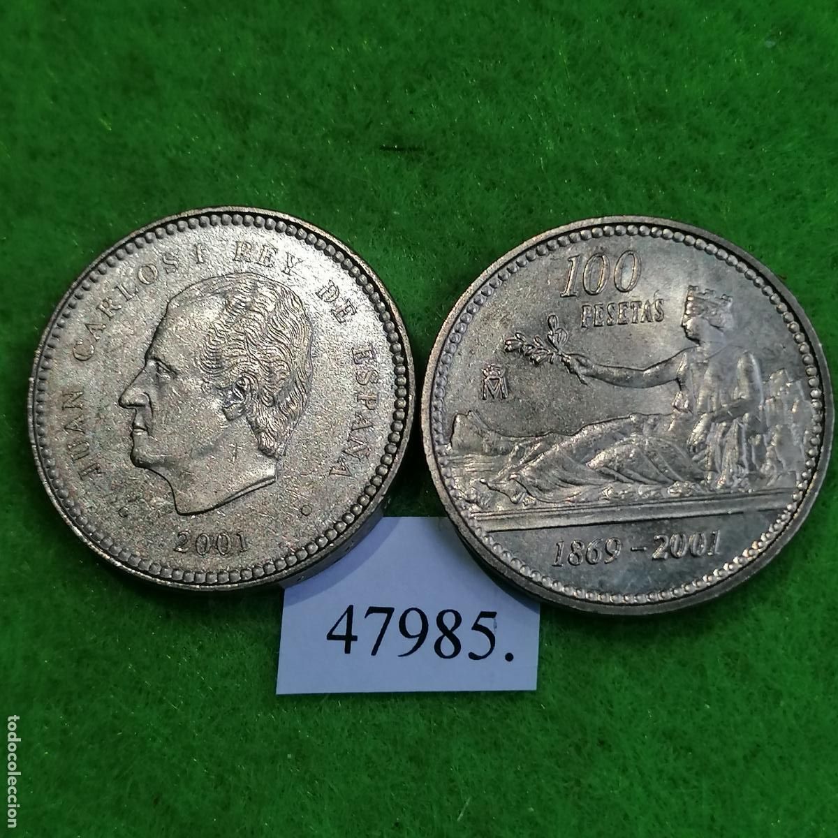 Monedas Juan Carlos I: Espa&ntilde;a 100 pesetas 2001, una moneda Juan Carlos I, 47985 5