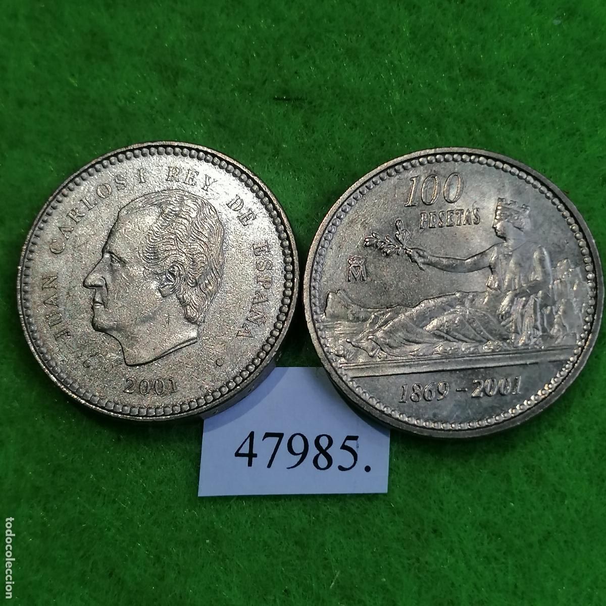 Monedas Juan Carlos I: Espa&ntilde;a 100 pesetas 2001, una moneda Juan Carlos I, 47985 4