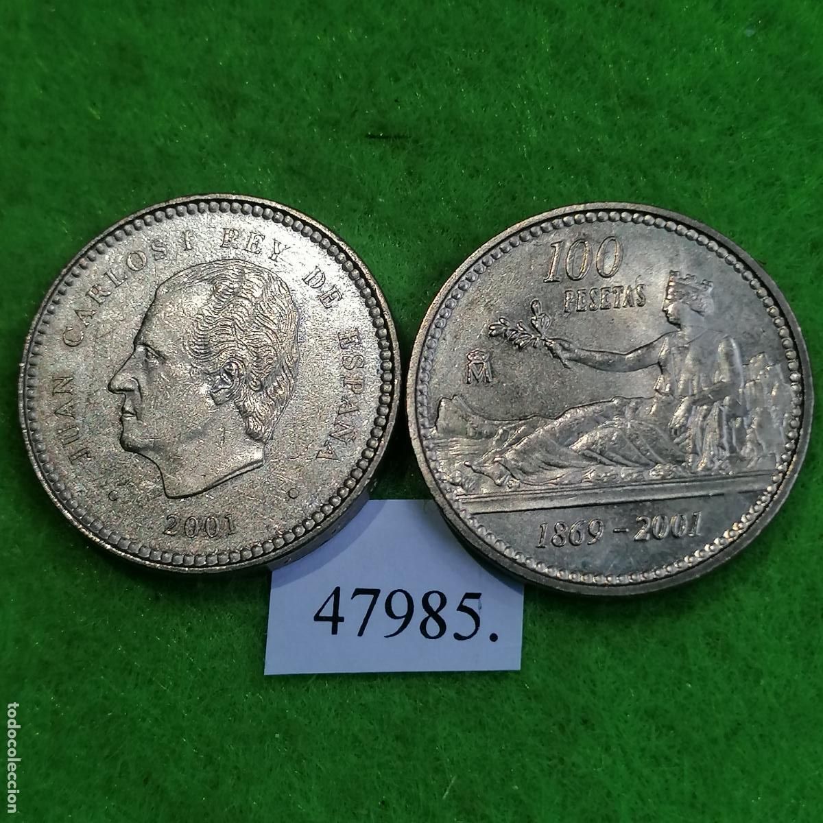 Monedas Juan Carlos I: Espa&ntilde;a 100 pesetas 2001, una moneda Juan Carlos I, 47985 3