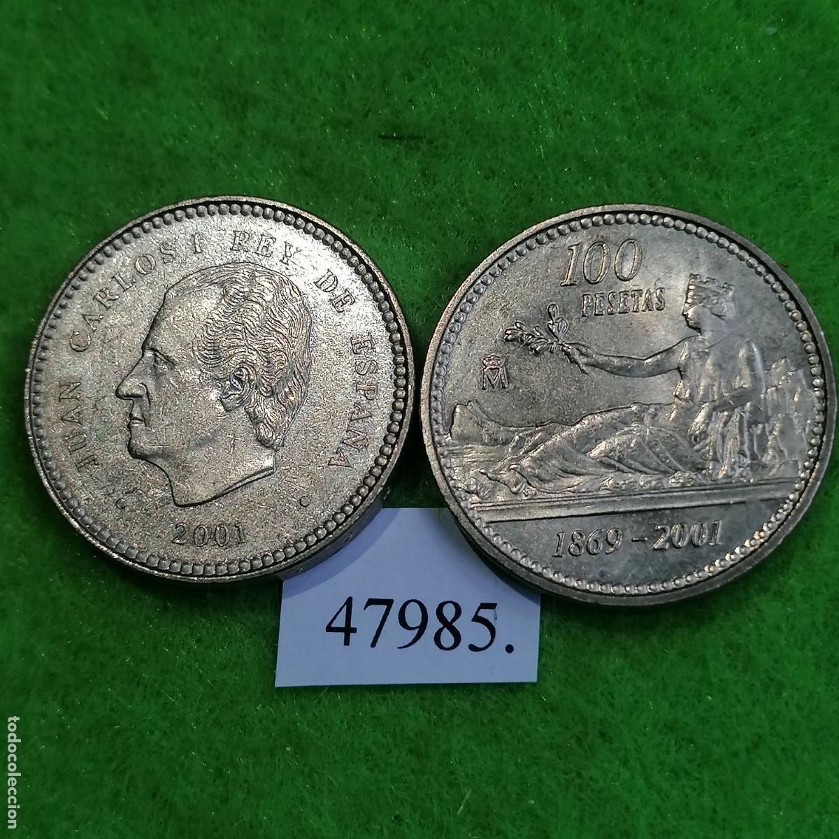 Monedas Juan Carlos I: Espa&ntilde;a 100 pesetas 2001, una moneda Juan Carlos I, 47985