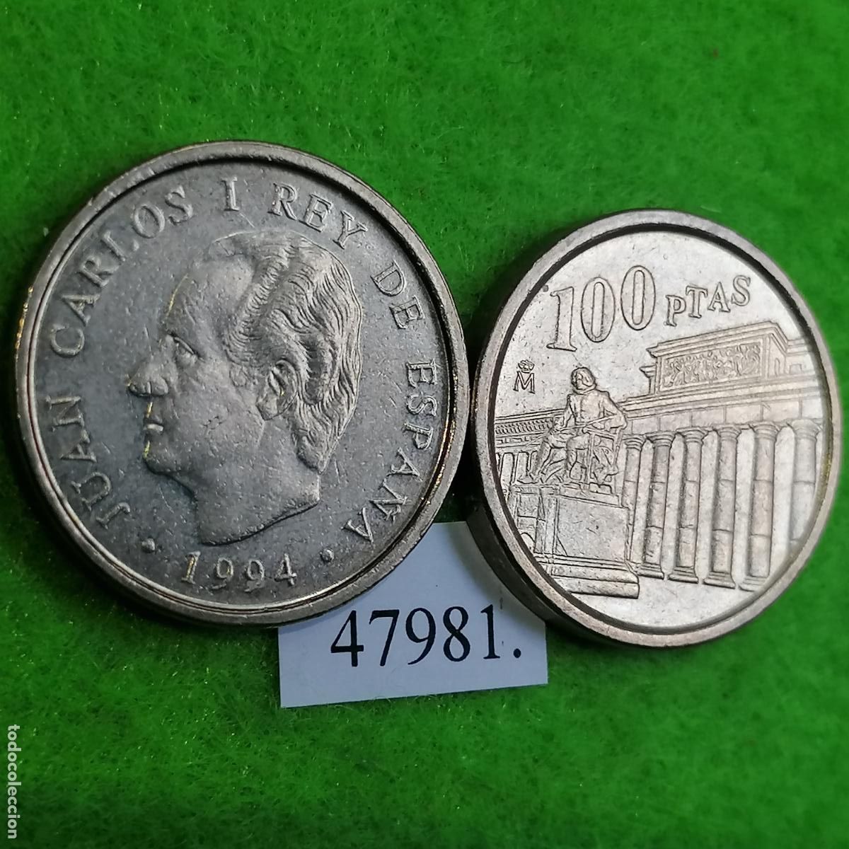 Monedas Juan Carlos I: Espa&ntilde;a 100 pesetas 1994, Museo del Prado, Juan Carlos I, una moneda, 47981