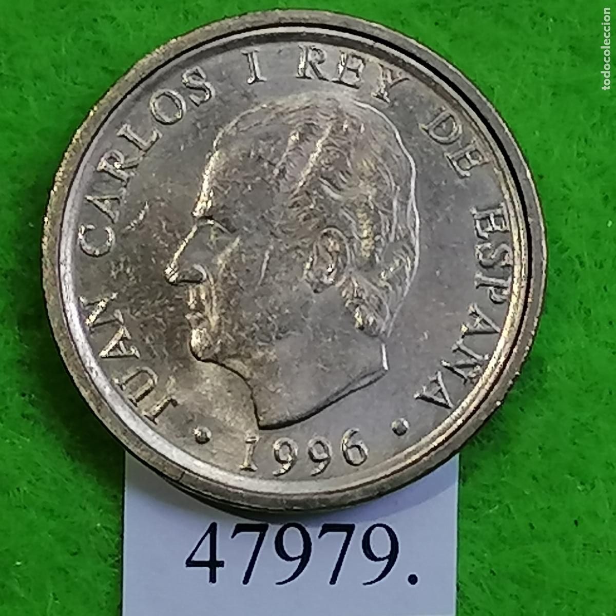 Monedas Juan Carlos I: Espa&ntilde;a 100 pesetas 1996, Biblioteca Nacional de Espa&ntilde;a, Juan Carlos I