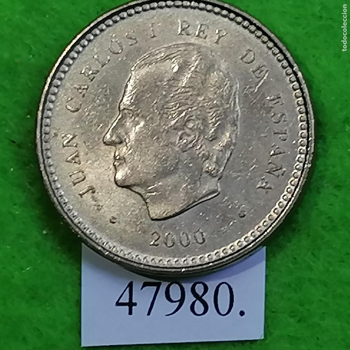 Monedas Juan Carlos I: Espa&ntilde;a 100 pesetas 2000, Juan Carlos I